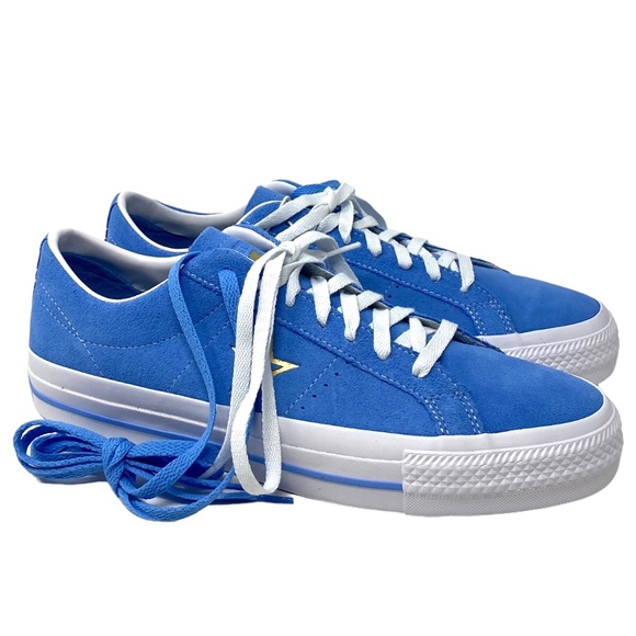 Converse One Star Pro Suede Blue Low Top Shoes Men Size Casual Sneakers A06647C - Picture 2 of 9
